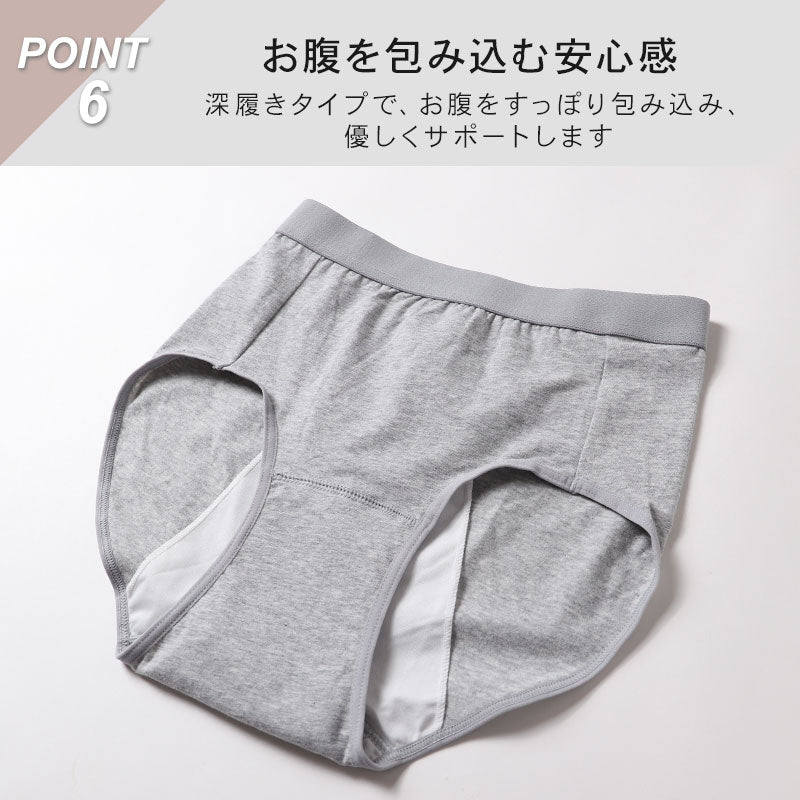 サニタリーショーツ 生理ショーツ 生理パンツ 夜用 多い日用 S M L LL 3L 4L 生理用ショーツ 羽根つき 綿 無地 サニタリー 生理 下着 パンツ ショーツ レディース