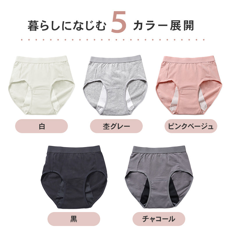 サニタリーショーツ 生理ショーツ 生理パンツ 夜用 多い日用 S M L LL 3L 4L 生理用ショーツ 羽根つき 綿 無地 サニタリー 生理 下着 パンツ ショーツ レディース