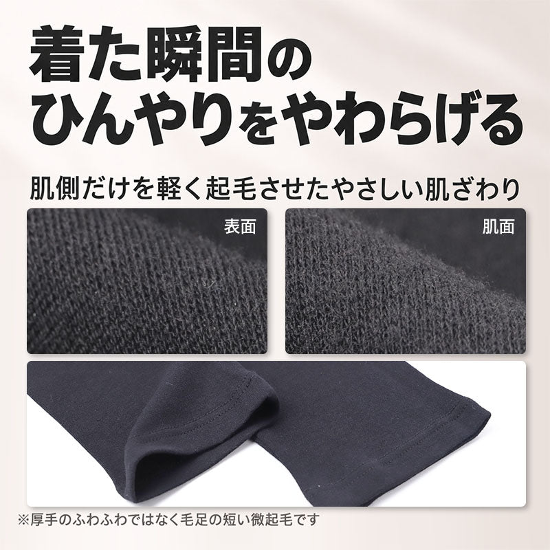 綿100% 裏起毛 レギンス レディース なめらかスムース インナー 肌着 スムース編み 綿素材 天然素材 微起毛 吸湿発熱 S M L LL 3L 4L ほどよい厚み なめらかな肌ざわり 薄すぎない生地 婦人 女性 スパッツ 下着 ボトムス 秋冬 重ね着 大きいサイズ