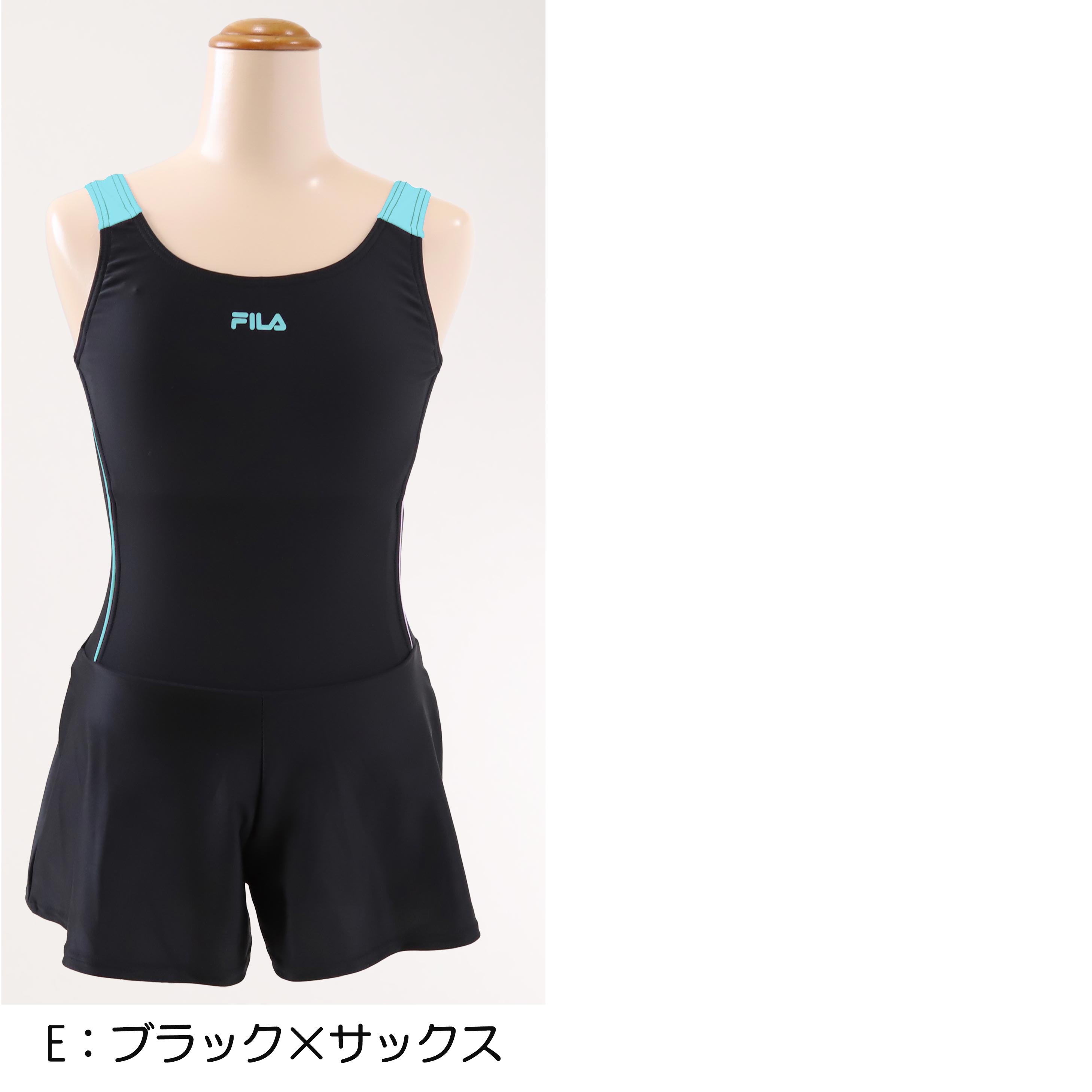 スクール水着 女の子 キュロット キッズ 水着 子供 FILA 120cm