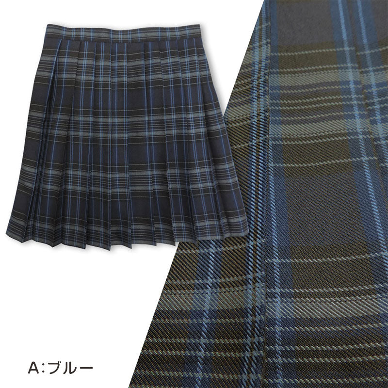 制服 スカート チェック 小学生 小学校 女子 プリーツ スクールスカート 120cm～165cm 学生服 女の子 学生 中学生 紺 赤 グレー チェック柄 かわいい 通学 入学