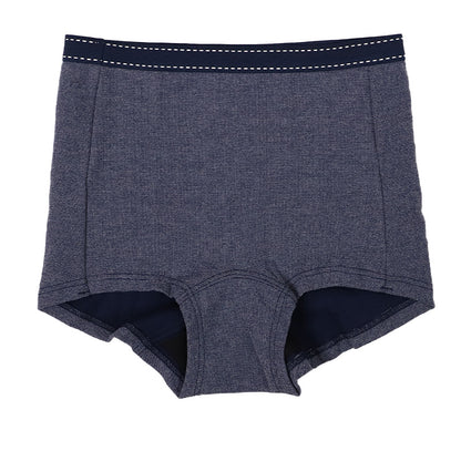 レディース ジュニア 普段履き レギュラー ウイング ボクサーショーツ サニタリーショーツ 綿混 羽根付き M L LL 女性 女の子 下着 パンツ 女子 サニタリー 羽根つき インナー 高校生 生理用パンツ 昼用 (在庫限り)