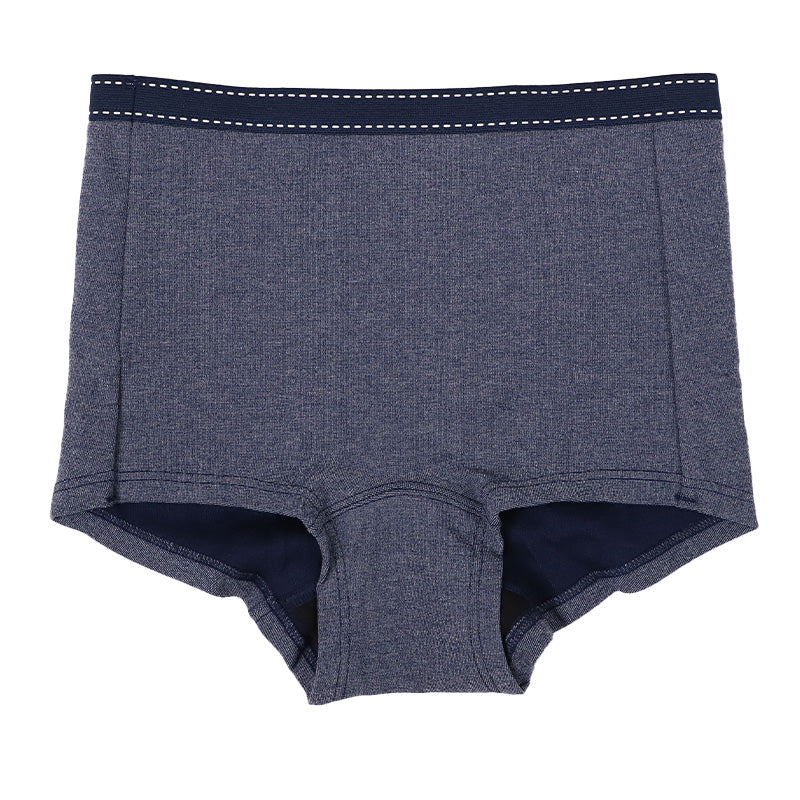 ジュニア 普段履き レギュラー ウイング ボクサーショーツ サニタリーショーツ 綿混 羽根付き 150～165cm 女の子 下着 パンツ 女子 サニタリー 羽根つき インナー 小学生 中学生 生理用パンツ 昼用 (在庫限り)