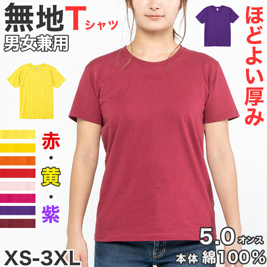 Tシャツ メンズ レディース 定番 無地 半袖 スタイリッシュ ブランド アメカジ スポーツ アウトドア かっこいい かわいい 赤 黄色 紫 プレゼント ギフト XS～3XL プリントスター 大人 男性 女性 男子 女子 XS M L XL 2XL 3XL 20代 30代 40代 50代 (取寄せ)