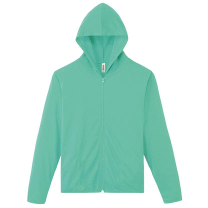 パーカー UVカット 紫外線防止 薄手 メッシュ 吸汗速乾 アウター 長袖 頭 海 夏 大きいサイズ ゴルフ スポーツ 農作業 自転車 フードで首元ガード 白 黒 青 黄色 緑 ピンク ネイビー SS～5L グリマー 男子 女子 SS S M L LL 3L 4L 5L 20代 30代 40代 50代 (取寄せ)