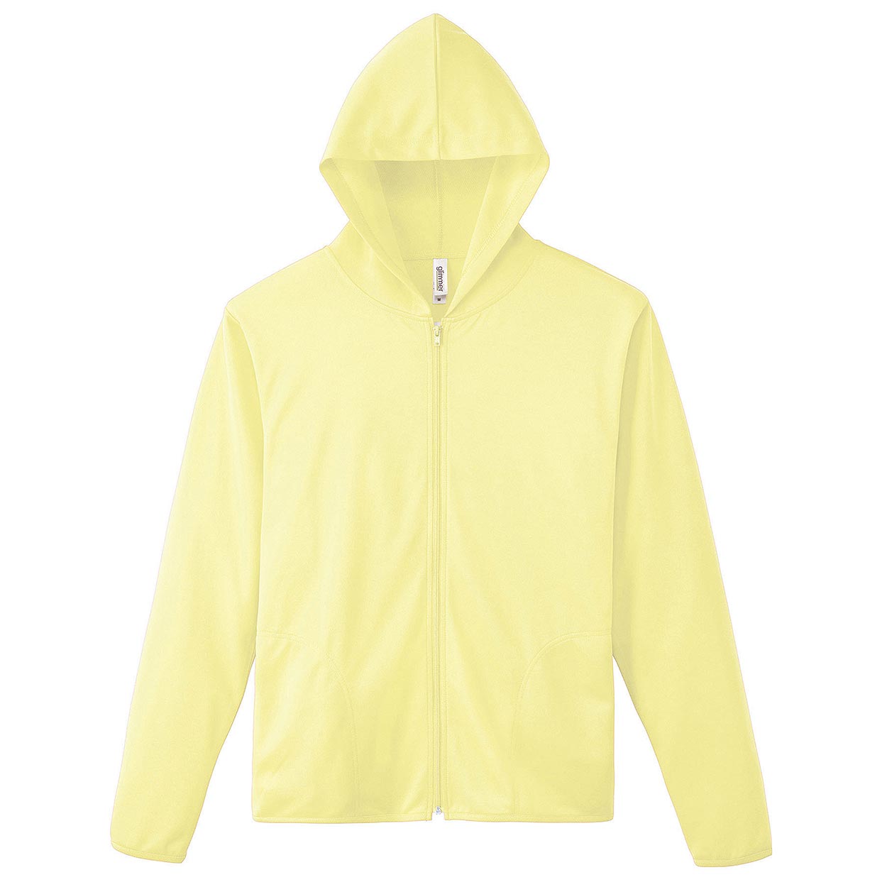 パーカー UVカット 紫外線防止 薄手 メッシュ 吸汗速乾 アウター 長袖 頭 海 夏 大きいサイズ ゴルフ スポーツ 農作業 自転車 フードで首元ガード 白 黒 青 黄色 緑 ピンク ネイビー SS～5L グリマー 男子 女子 SS S M L LL 3L 4L 5L 20代 30代 40代 50代 (取寄せ)