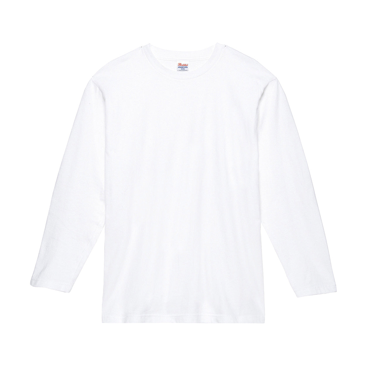 男女兼用 ユニセックス Tシャツ 長袖 綿100％ 無地 定番 クルーネック 丸首 プリントスター 5.6オンス 丈夫 カジュアル スポーツ 運動 アウトドア 白 黒 グレー 赤 青 緑 ネイビー ピンク 黄色 紫 S M L LL 3L 4L (取寄せ)
