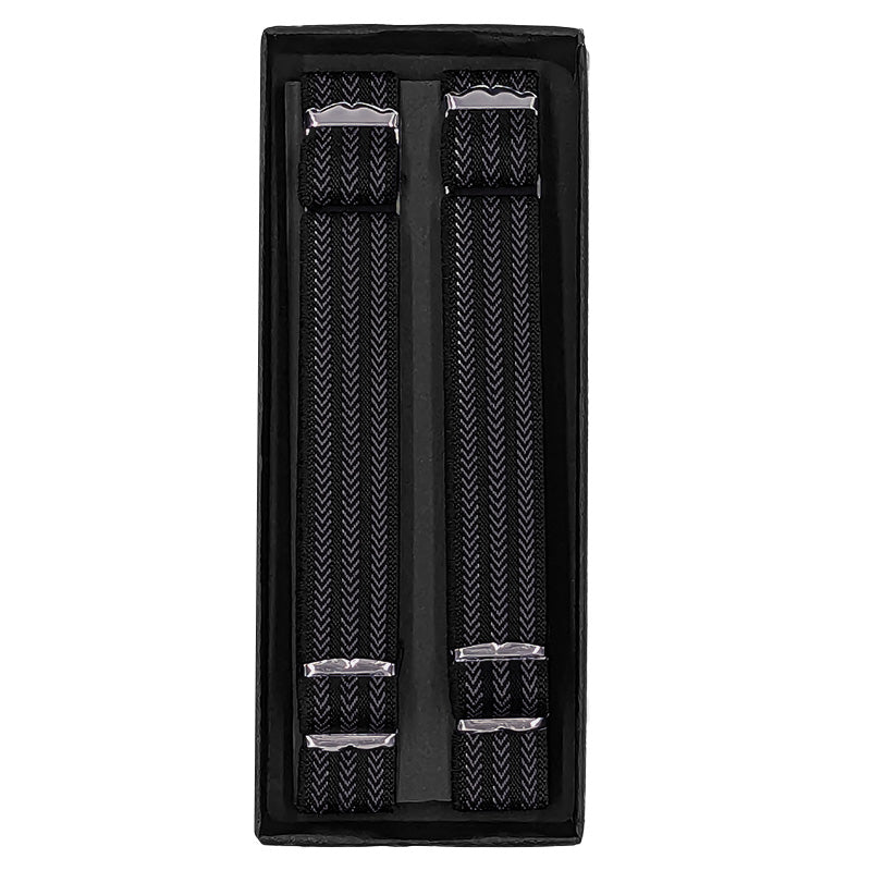 アームバンド メンズ 紳士 袖 腕 バンド ゴム 家事 両腕用 日本製 1.5cm×約25cm (袖どめ ビジネス シンプル ワイシャツ ブラック ブラウン ネイビー)