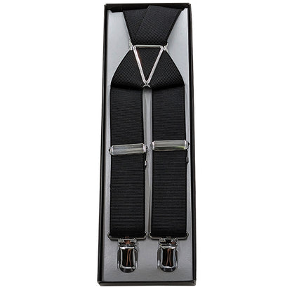 サスペンダー メンズ 日本製 30mm X型 クロス 30mm (シンプル 無地 スーツ ビジネス 紳士 男性 男女兼用 ブラック ネイビー ブラウン グレー ホワイト)