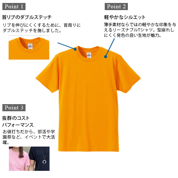 レディース 4.0オンスプロモーションTシャツ XS～XXL (United Athle レディース アウター シャツ カラー) (取寄せ)