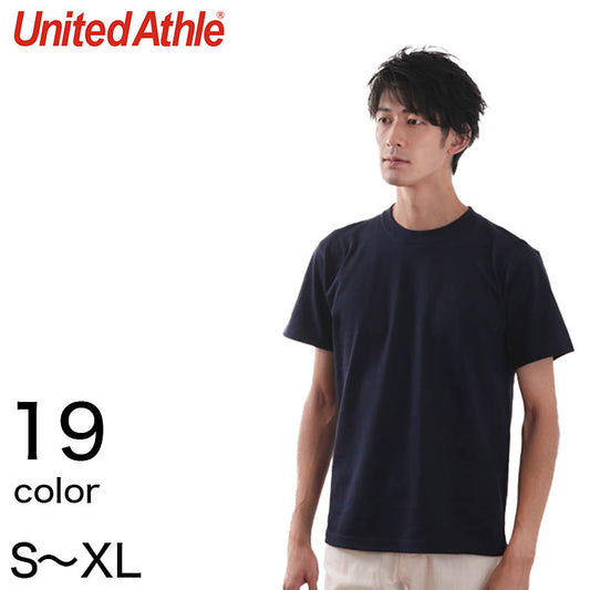 メンズ カラー 無地Tシャツ ユナイテッドアスレ S～XL (S M L XL 紳士 男性 男子 アウター 半袖) (取寄せ)