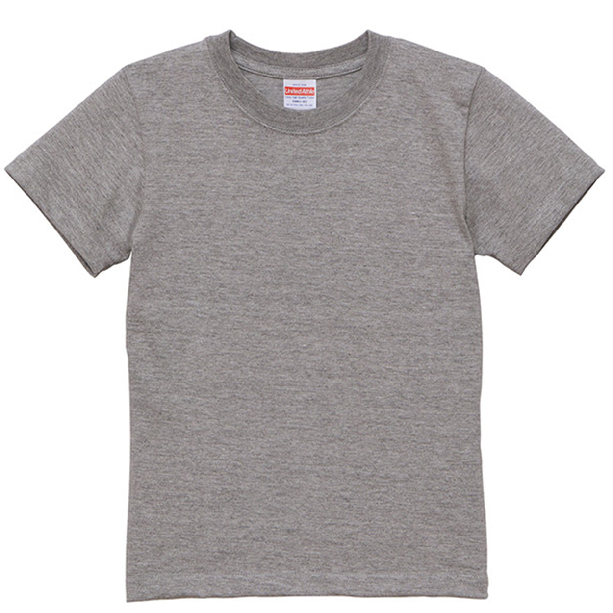 Tシャツ キッズ 無地 女の子 男の子 半袖 カラー ユナイテッドアスレ ブランド 90～160cm 子供服 トップス 子ども 男子 女子 ジュニア 緑 グレー 茶 黒 90 100 110 120 130 140 150 160 (送料無料) (取寄せ)