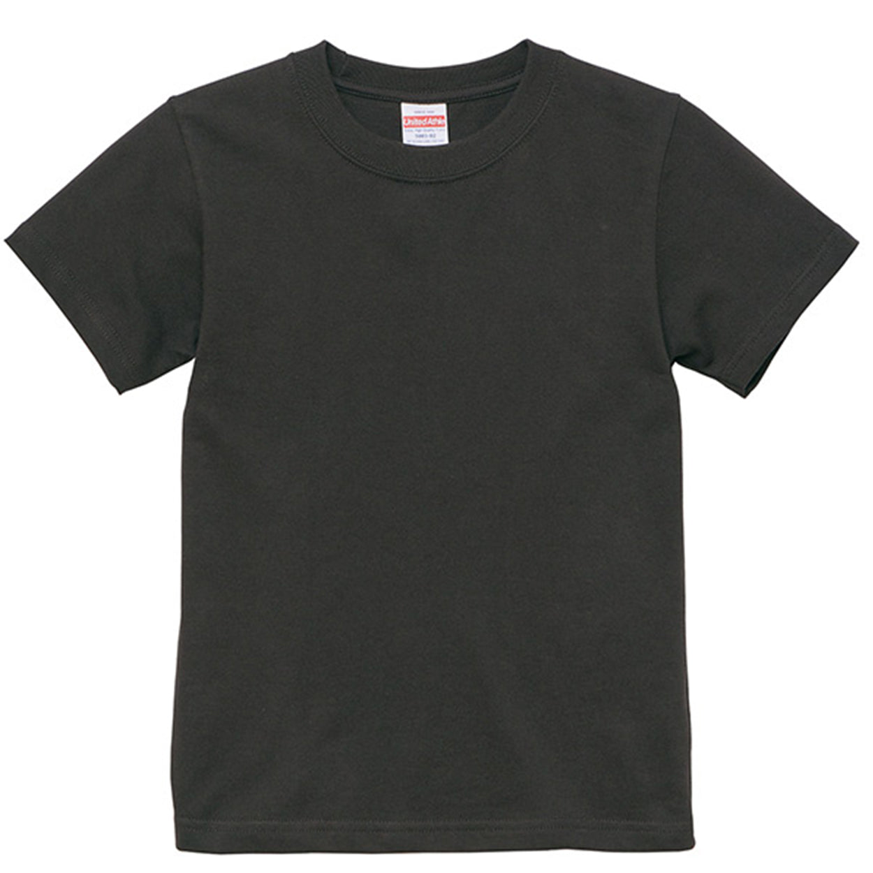 Tシャツ キッズ 無地 女の子 男の子 半袖 カラー ユナイテッドアスレ ブランド 90～160cm 子供服 トップス 子ども 男子 女子 ジュニア 緑 グレー 茶 黒 90 100 110 120 130 140 150 160 (送料無料) (取寄せ)