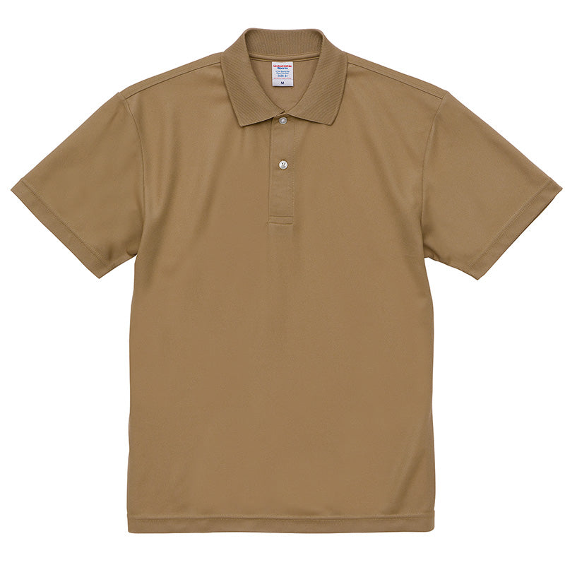 ポロシャツ ドライポロシャツ シャツ 4.7オンス ユナイテッドアスレ レディース メンズ XS～5XL 無地 シンプル アウター ユニセックス 男女兼用 (取寄せ)