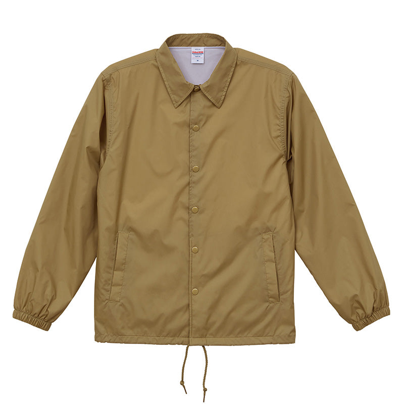 ジャケット アウター 上着 コーチジャケット メンズ 撥水 防風 防寒 ユナイテッドアスレ S～XXL 無地 シンプル アウター チームウェア ユニフォーム (送料無料) (取寄せ)