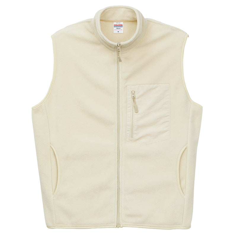フリースベスト ベスト フリース ユナイテッドアスレ XXL 3L 男女兼用 ユニセックス メンズ レディース 冬 秋冬 防寒 もこもこ マイクロフリース 軽量 暖か アウター (取寄せ)