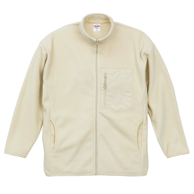 フリースジャケット ジャケット アウター フリース ユナイテッドアスレ M L XL 男女兼用 ユニセックス メンズ レディース 冬 秋冬 真冬 防寒 もこもこ マイクロフリース 軽量 暖か あたたか (取寄せ)