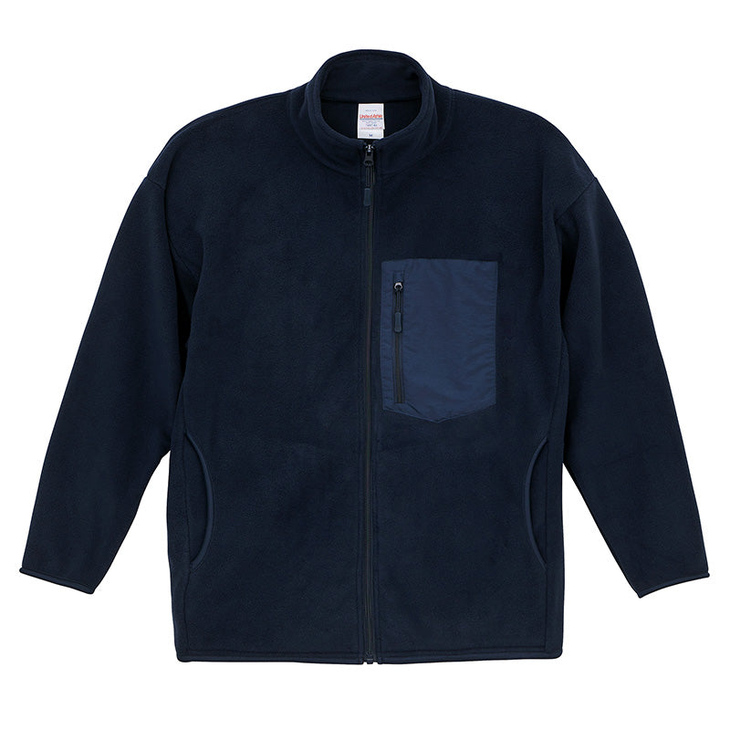 フリースジャケット ジャケット アウター フリース ユナイテッドアスレ M L XL 男女兼用 ユニセックス メンズ レディース 冬 秋冬 真冬 防寒 もこもこ マイクロフリース 軽量 暖か あたたか (取寄せ)