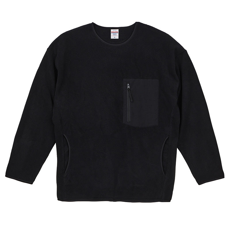 フリースシャツ シャツ フリース ユナイテッドアスレ M L XL インナー 長袖 男女兼用 ユニセックス メンズ レディース 冬 秋冬 真冬 防寒 ふわふわ マイクロフリース 軽量 暖か あたたか (取寄せ)