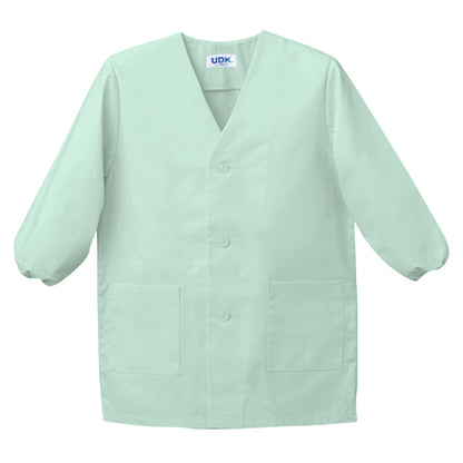 給食白衣 給食着 給食当番 小学校 中学校 保育園 幼稚園 エプロン 長袖 小学生 中学生 スクール 白 ホワイト 青 緑 黄色 100～150cm 子供 給食衣 キッズ 学校 100 110 120 130 140 150 学校給食 配膳