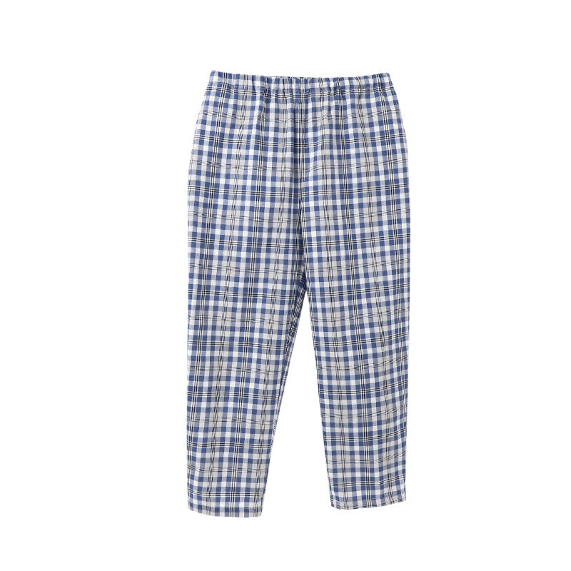 レディース パジャマパンツ 綿100％ 先染 シーチングパンツ 長ズボン 春夏 夏用 薄手 軽い ルームパンツ 寝巻き 部屋着 婦人 ウエストゴム 取替え可 両サイドポケット 涼しい ゆったり リラックスパンツ コットン M L リラックスウェア