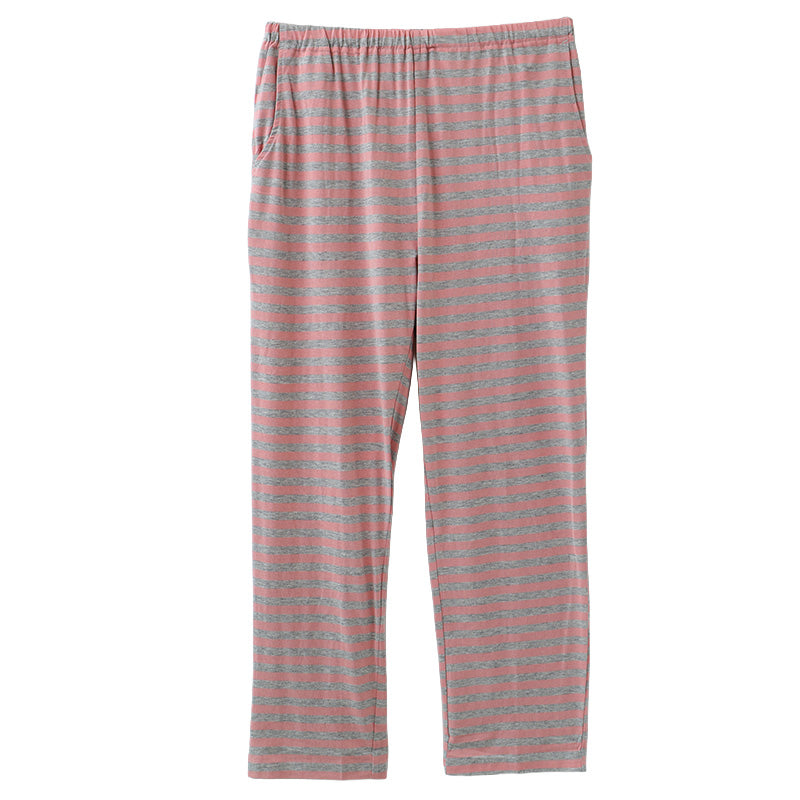 綿100% パジャマパンツ レディース 長ズボン 春夏 M L 薄手 軽い 夏用 ルームパンツ ルームウェア 部屋着 寝巻き 寝間着 婦人 女性 ミセス ポケット付き 綿 コットン ボトムス パジャマ下 ゆったり ナイトウェア リラックス