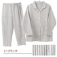 パジャマ レディース 綿100% 春夏 先染め シーチング 上下セット ルームウェア 部屋着 寝巻き 寝間着 チェック ストライプ 無地 ゆったり ウエスト調整 ポケット付き M・L かわいい おしゃれ コットン 母の日 ギフト プレゼント 婦人