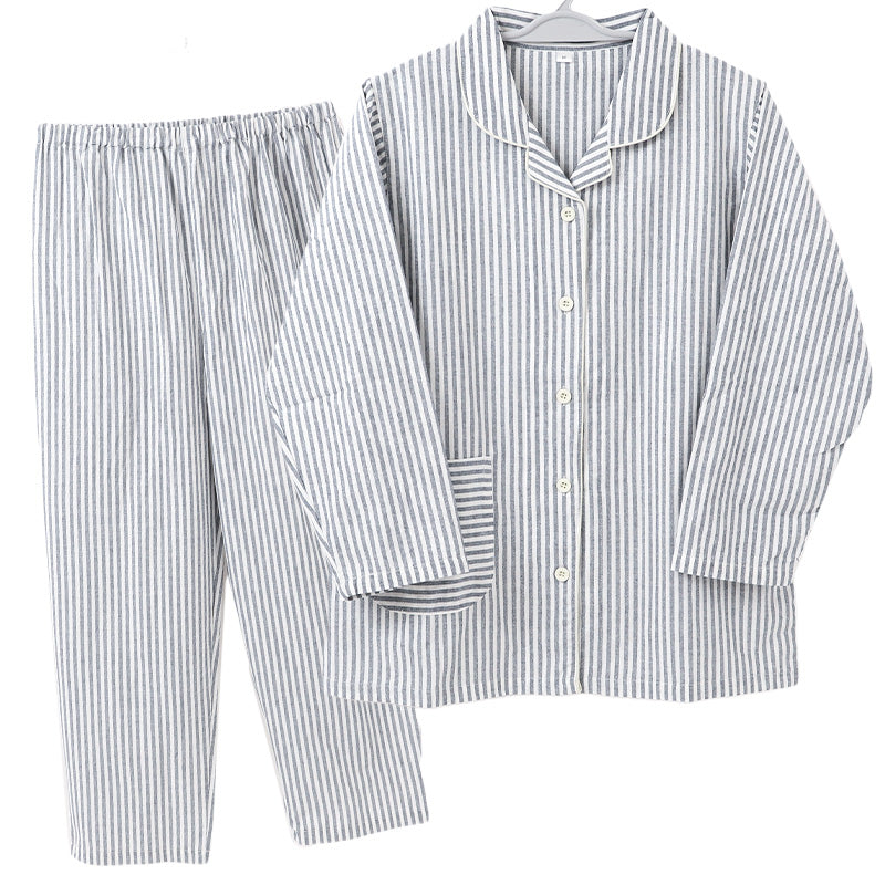 パジャマ レディース 綿100% 春夏 先染め シーチング 上下セット ルームウェア 部屋着 寝巻き 寝間着 チェック ストライプ 無地 ゆったり ウエスト調整 ポケット付き M・L かわいい おしゃれ コットン 母の日 ギフト プレゼント 婦人