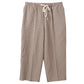 綿100% サブリナパンツ レディース 夏 涼しい パジャマパンツ M～L 薄手 軽量 快適 ルームパンツ 部屋着 寝巻き ボトムス 綿 コットン 春夏 夏用 パジャマ下 パジャマズボン クロップドパンツ イージーパンツ ゆったり リラックス 梅雨 冷房対策