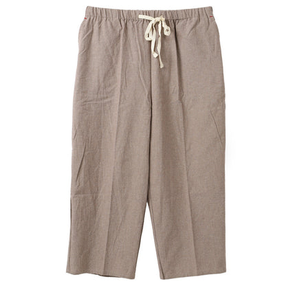 綿100% サブリナパンツ レディース 夏 涼しい パジャマパンツ M～L 薄手 軽量 快適 ルームパンツ 部屋着 寝巻き ボトムス 綿 コットン 春夏 夏用 パジャマ下 パジャマズボン クロップドパンツ イージーパンツ ゆったり リラックス 梅雨 冷房対策