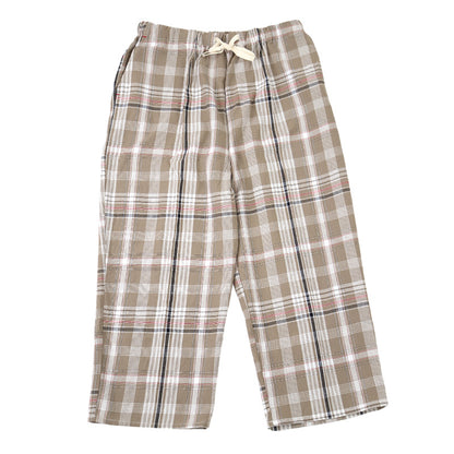 夏 パジャマパンツ 綿100% レディース 涼しい M～L 長ズボン 女性 薄い 軽量 肌に優しい ルームウェア ルームパンツ リラックス 春 夏 部屋着 ボトムス カプリパンツ サブリナパンツ (在庫限り)