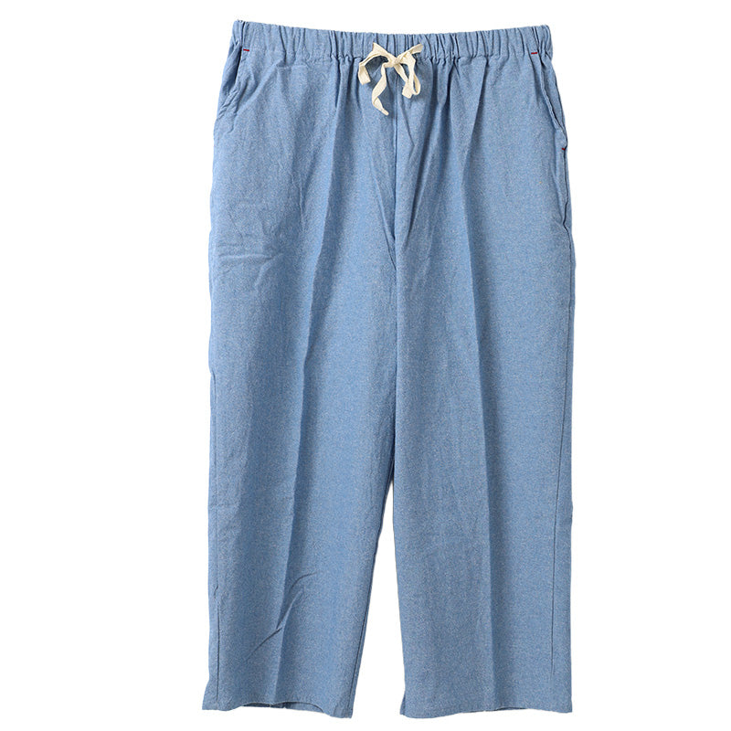 綿100% サブリナパンツ レディース 夏 涼しい パジャマパンツ M～L 薄手 軽量 快適 ルームパンツ 部屋着 寝巻き ボトムス 綿 コットン 春夏 夏用 パジャマ下 パジャマズボン クロップドパンツ イージーパンツ ゆったり リラックス 梅雨 冷房対策