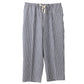 綿100% サブリナパンツ レディース 夏 涼しい パジャマパンツ M～L 薄手 軽量 快適 ルームパンツ 部屋着 寝巻き ボトムス 綿 コットン 春夏 夏用 パジャマ下 パジャマズボン クロップドパンツ イージーパンツ ゆったり リラックス 梅雨 冷房対策
