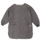 割烹着 かっぽう着 冬用 あったか 裏ボア かぶり エプロン 防寒 キルティング キルト 約85cm丈 ポケット付き 長袖 大人 スモック アウトドア 家事 おしゃれ シンプル 冷え対策 無地