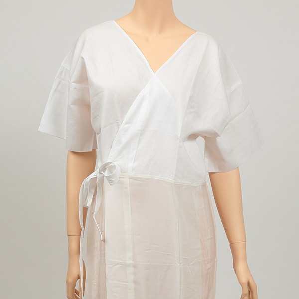 日本製 レディース 礼装着付用 打合せひも付き 和装スリップ M・L (八重の下着本舗 婦人用 女性用 着付け 花嫁用 留袖用 振袖用 下着 肌着 共袖 半袖 四つ紐 綿 キュプラ) (和装呉服)