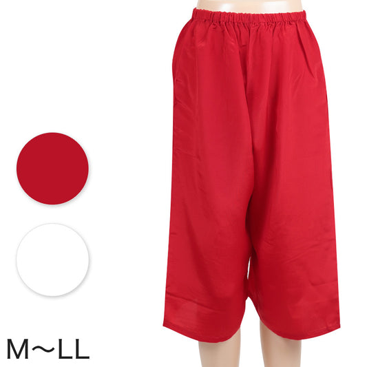 日本製 レディース キュプラ100% 和装下ばき M～LL (和装下着 八重の下着本舗 婦人用 女性用 踊り用 稽古用 剣舞 礼装 着付け 裾除け 下着 肌着 国産 国内生産) (和装呉服)