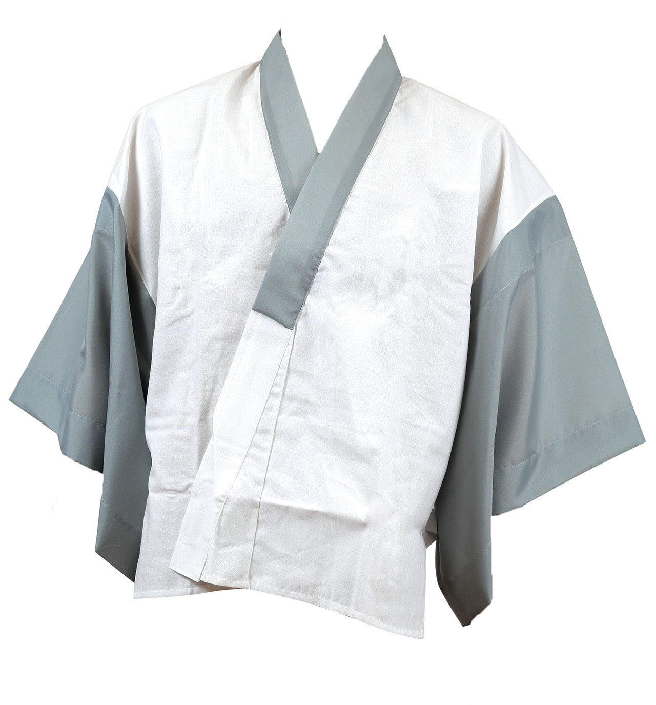 八重の下着本舗 紳士用 綿100％別織さらし天竺 半衿付き 半襦袢 (M・L)(YAE メンズ 男性用 はんじゅばん 和装下着 浴衣 作務衣 礼装 着付け 日本製)ON【和装呉服】 (取寄せ)