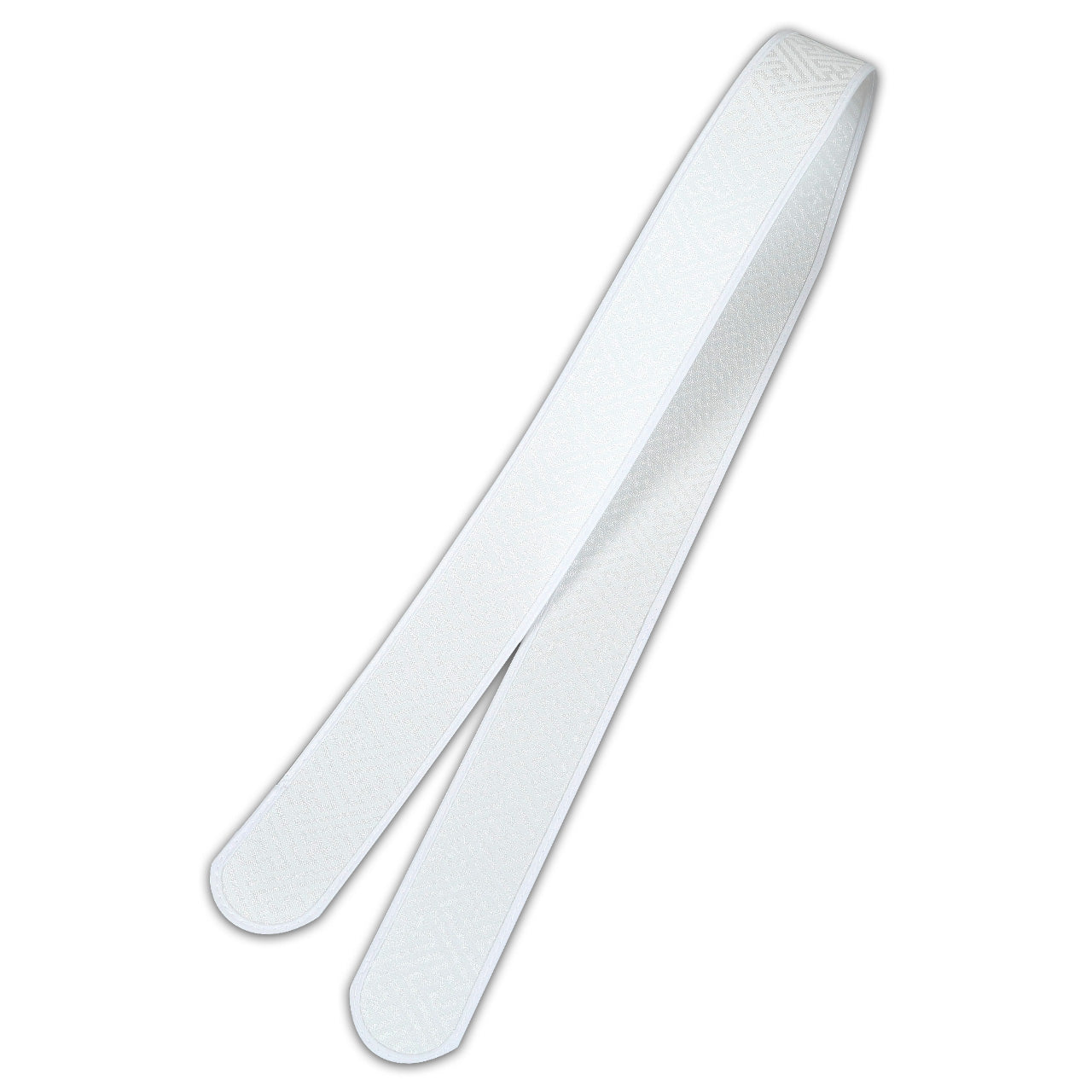 お着物に美しいえりもと 綸子 織柄入り衿芯 並サイズ 約79cm×4.5cm (襟芯 えりしん 礼装 舞踊 着付け 衿元 襟元 りんず) (和装呉服) (在庫限り)