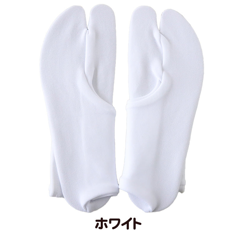 足袋 日本製 ジュニア レディース 文楽 着物 21-24cm (和装 礼装 着物 着付け 弓道 舞踊 踊り 茶道 華道 子ども 男子 女子 阿波踊り 黒 白)