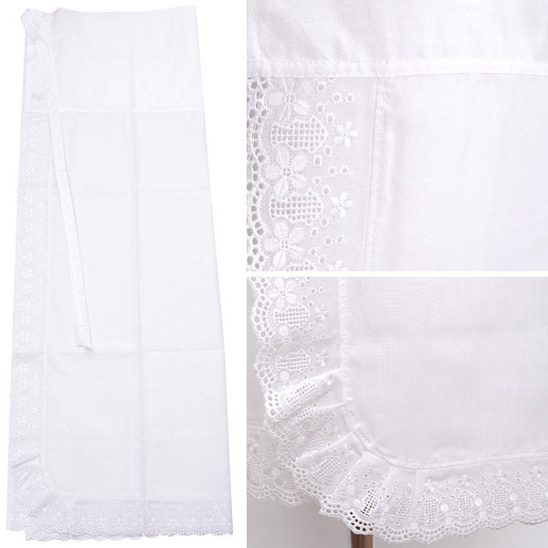 婦人用 高級レース付き 裾除 (M～LL)(腰布紐付き)ON【和装呉服】