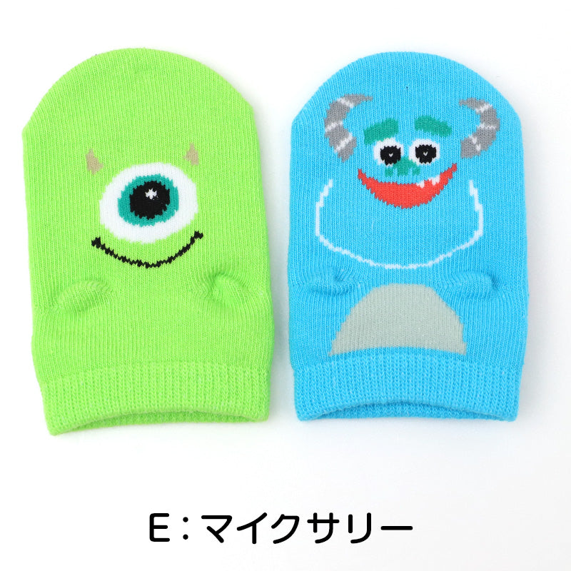 ベビー ソックス キッズ 靴下 パペットソックス キャラクター 綿混 やわらか かわいい 滑りにくい 赤ちゃん 男の子 女の子 くつした 幼児 13-19cm ベビー靴下 プレゼント ギフト 保育園 お遊び