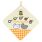 ループタオル タオル ハンドタオル タオルハンカチ 保育園 幼稚園 綿100% キッズ 約34×34cm ウォッシュタオル 子供用 ループ付タオル ディズニー サンリオ ポケモン 入園 名前