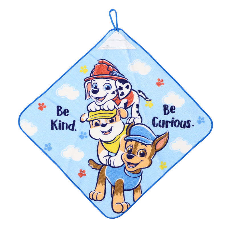 ループタオル タオル ハンドタオル タオルハンカチ 保育園 幼稚園 綿100% キッズ 約34×34cm ウォッシュタオル 子供用 ループ付タオル ディズニー サンリオ ポケモン 入園 名前