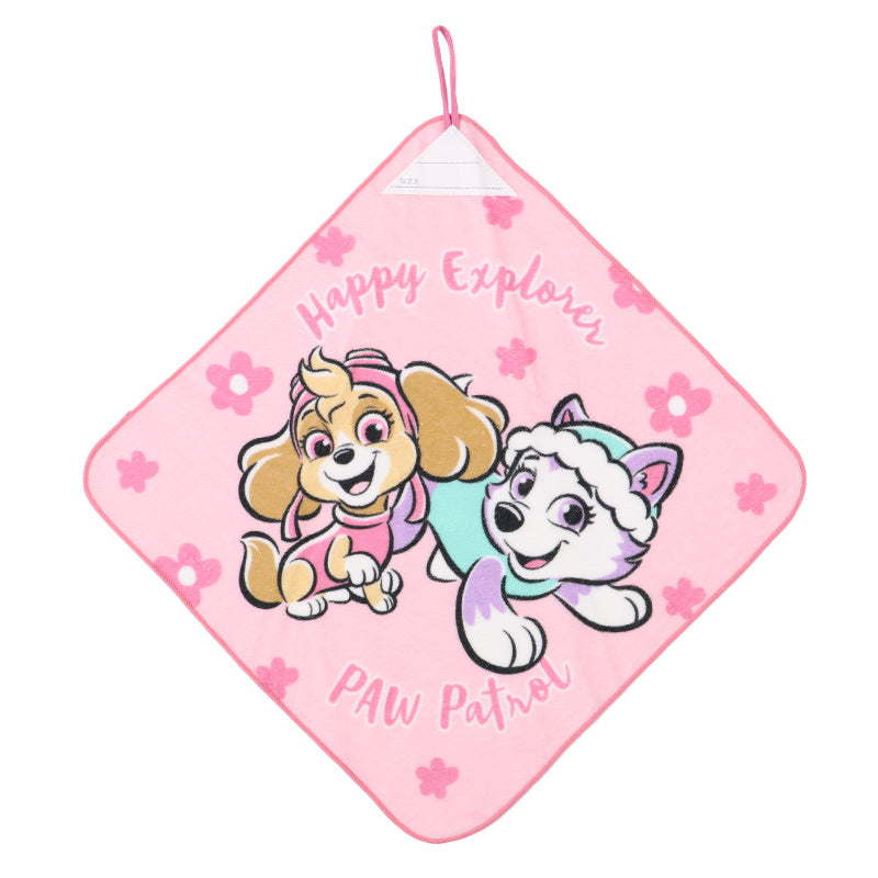 ループタオル タオル ハンドタオル タオルハンカチ 保育園 幼稚園 綿100% キッズ 約34×34cm ウォッシュタオル 子供用 ループ付タオル ディズニー サンリオ ポケモン 入園 名前