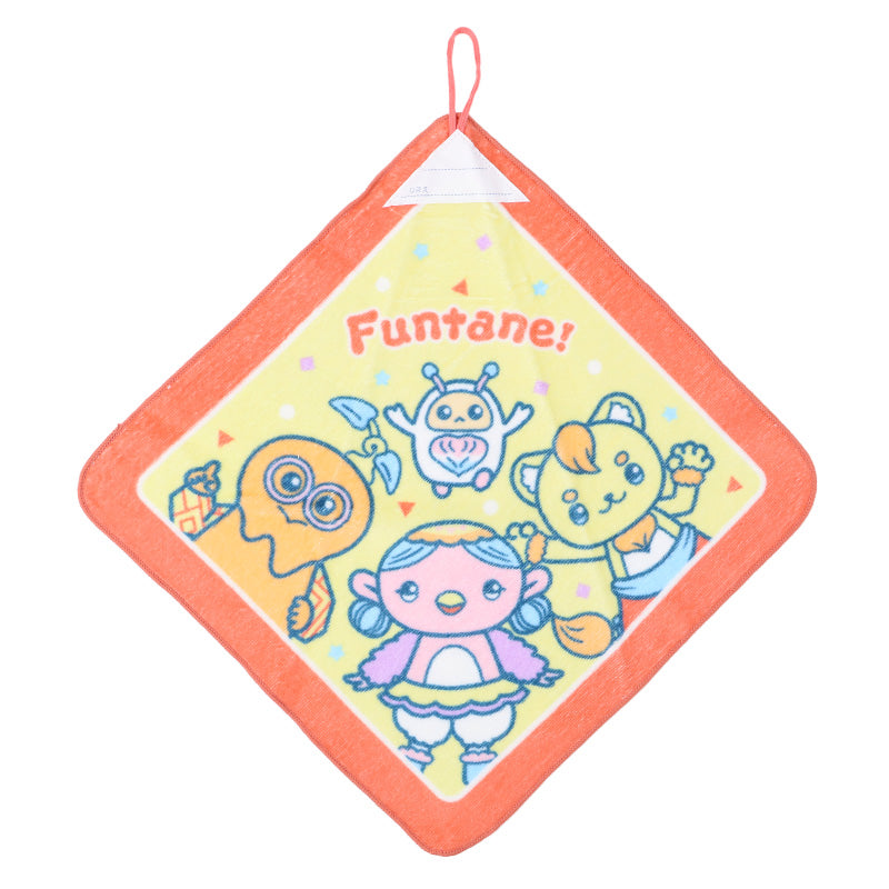 ループタオル タオル ハンドタオル タオルハンカチ 保育園 幼稚園 綿100% キッズ 約34×34cm ウォッシュタオル 子供用 ループ付タオル ディズニー サンリオ ポケモン 入園 名前