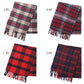 ウール混マフラー レディース マフラー チェック 30cm×164cm 大判 暖かい 柔らかい おしゃれ 防寒 秋冬 ギフト プレゼント 人気 無地 タータンチェック バッファローチェック ブロックチェック 通勤 通学 かわいい 軽量 首元 冬小物 ストール風 ユニセックス