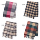 ウール混マフラー レディース マフラー チェック 30cm×164cm 大判 暖かい 柔らかい おしゃれ 防寒 秋冬 ギフト プレゼント 人気 無地 タータンチェック バッファローチェック ブロックチェック 通勤 通学 かわいい 軽量 首元 冬小物 ストール風 ユニセックス