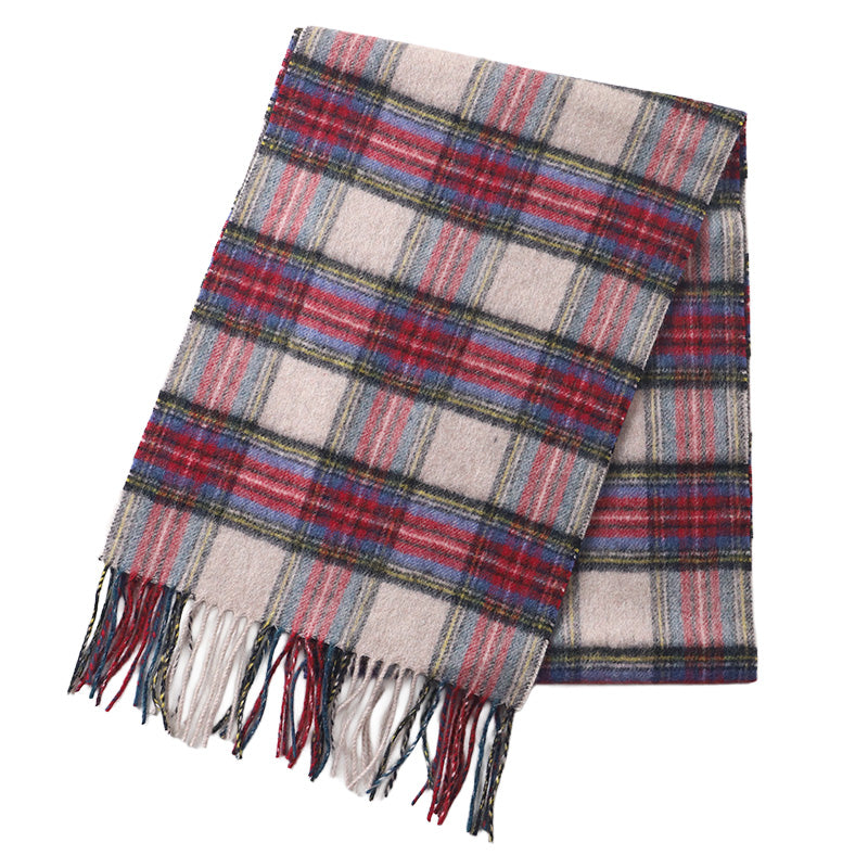 ウール混マフラー レディース マフラー チェック 30cm×164cm 大判 暖かい 柔らかい おしゃれ 防寒 秋冬 ギフト プレゼント 人気 無地 タータンチェック バッファローチェック ブロックチェック 通勤 通学 かわいい 軽量 首元 冬小物 ストール風 ユニセックス