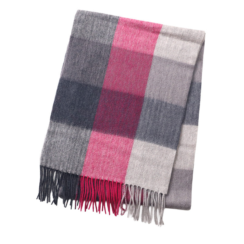 ウール混マフラー レディース マフラー チェック 30cm×164cm 大判 暖かい 柔らかい おしゃれ 防寒 秋冬 ギフト プレゼント 人気 無地 タータンチェック バッファローチェック ブロックチェック 通勤 通学 かわいい 軽量 首元 冬小物 ストール風 ユニセックス