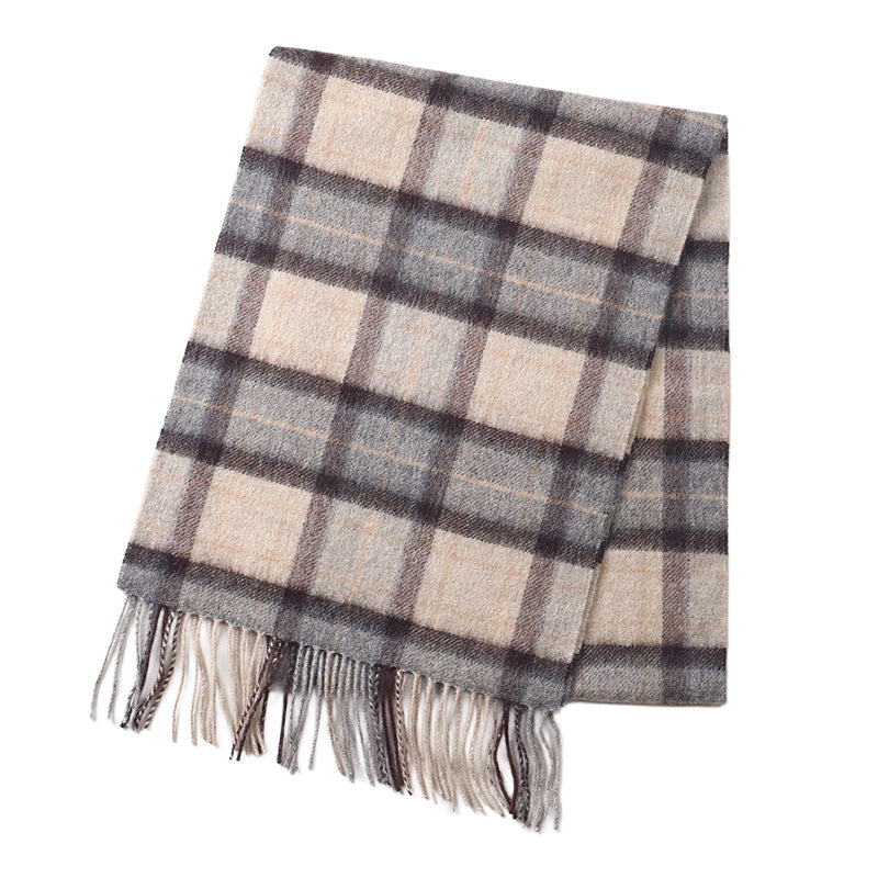 ウール混マフラー レディース マフラー チェック 30cm×164cm 大判 暖かい 柔らかい おしゃれ 防寒 秋冬 ギフト プレゼント 人気 無地 タータンチェック バッファローチェック ブロックチェック 通勤 通学 かわいい 軽量 首元 冬小物 ストール風 ユニセックス